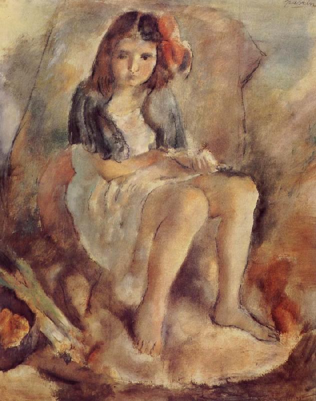 Jules Pascin The Girl want to be Cinderella oil painting image